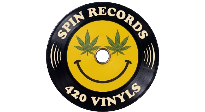 Spinning vinyl record